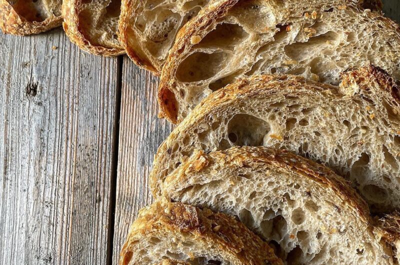 Pane con farina multicereali