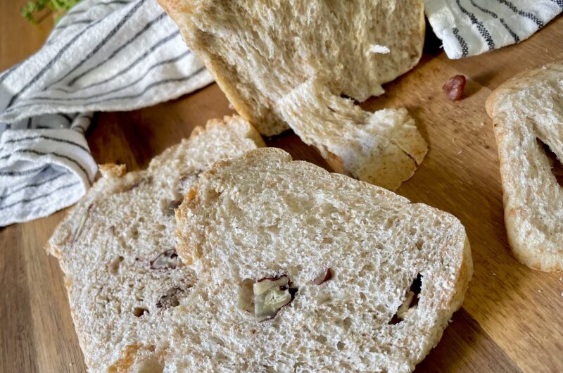 Pan bauletto integrale con noci Pecan